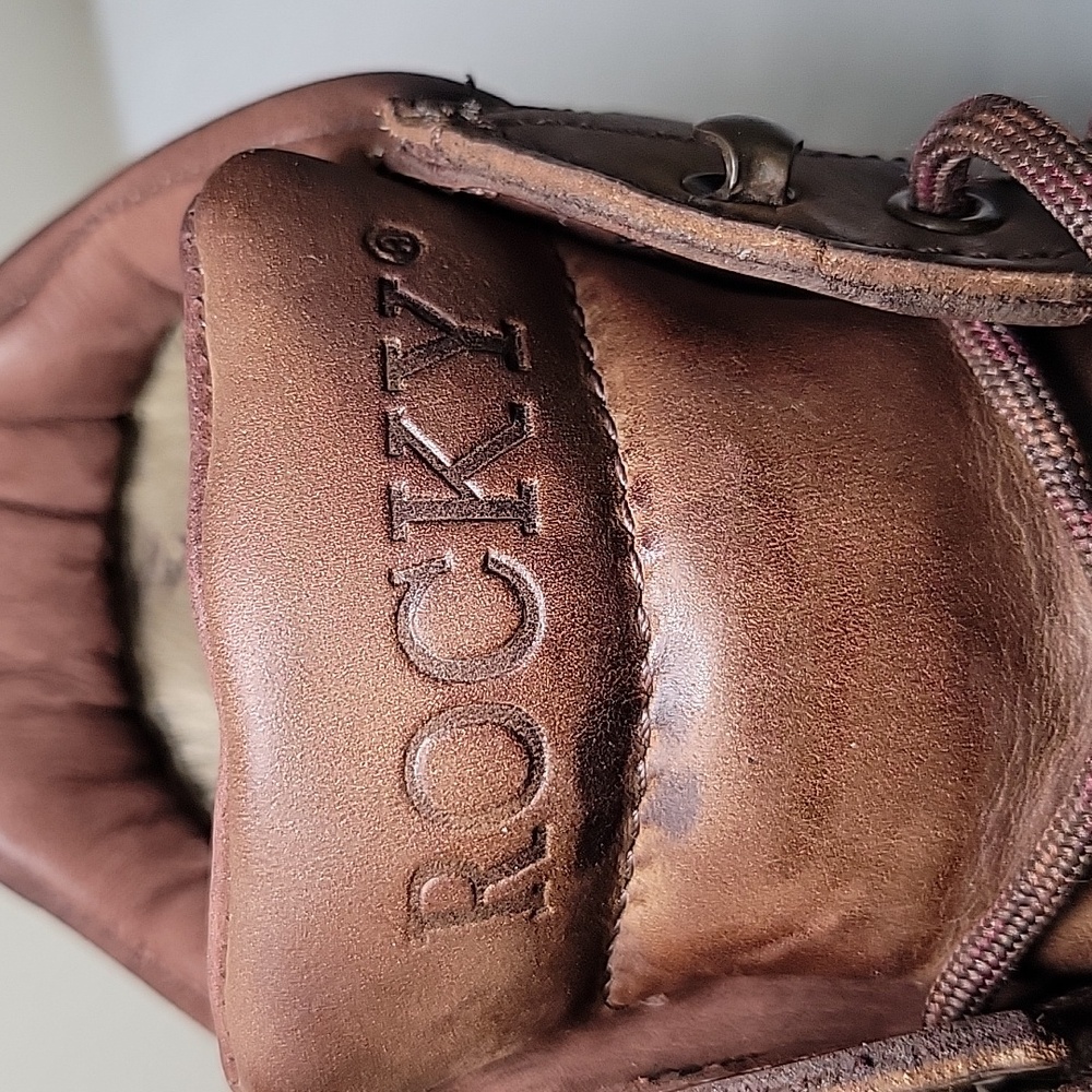 Rocky Outback Gore-tex Leather Boots Brown Men's Size 9 Gorpcore / Utility - Picture 5 of 9